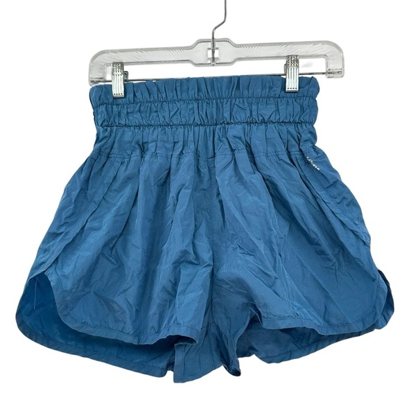 Free People Movement The Way Home Shorts Women’s M Teal Activewear 2” - Picture 1 of 4